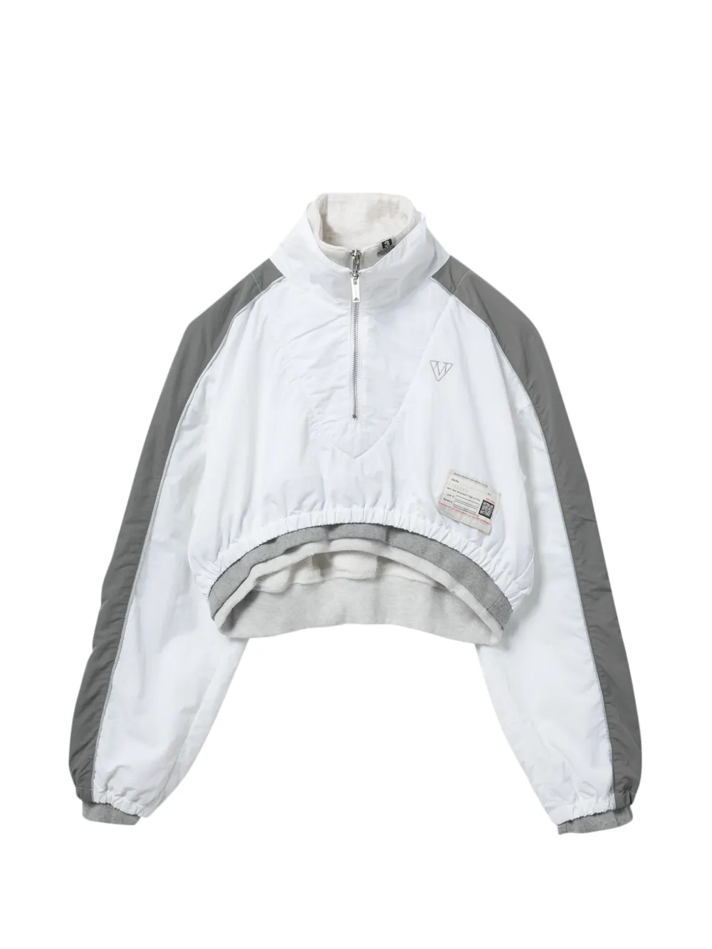 Maison MIHARA YASUHIRO triple layered half-zip jacket - Bianco