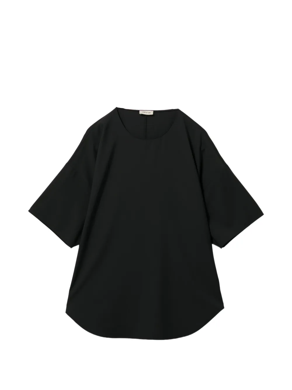 Fear Of God curved-hem T-shirt - Black