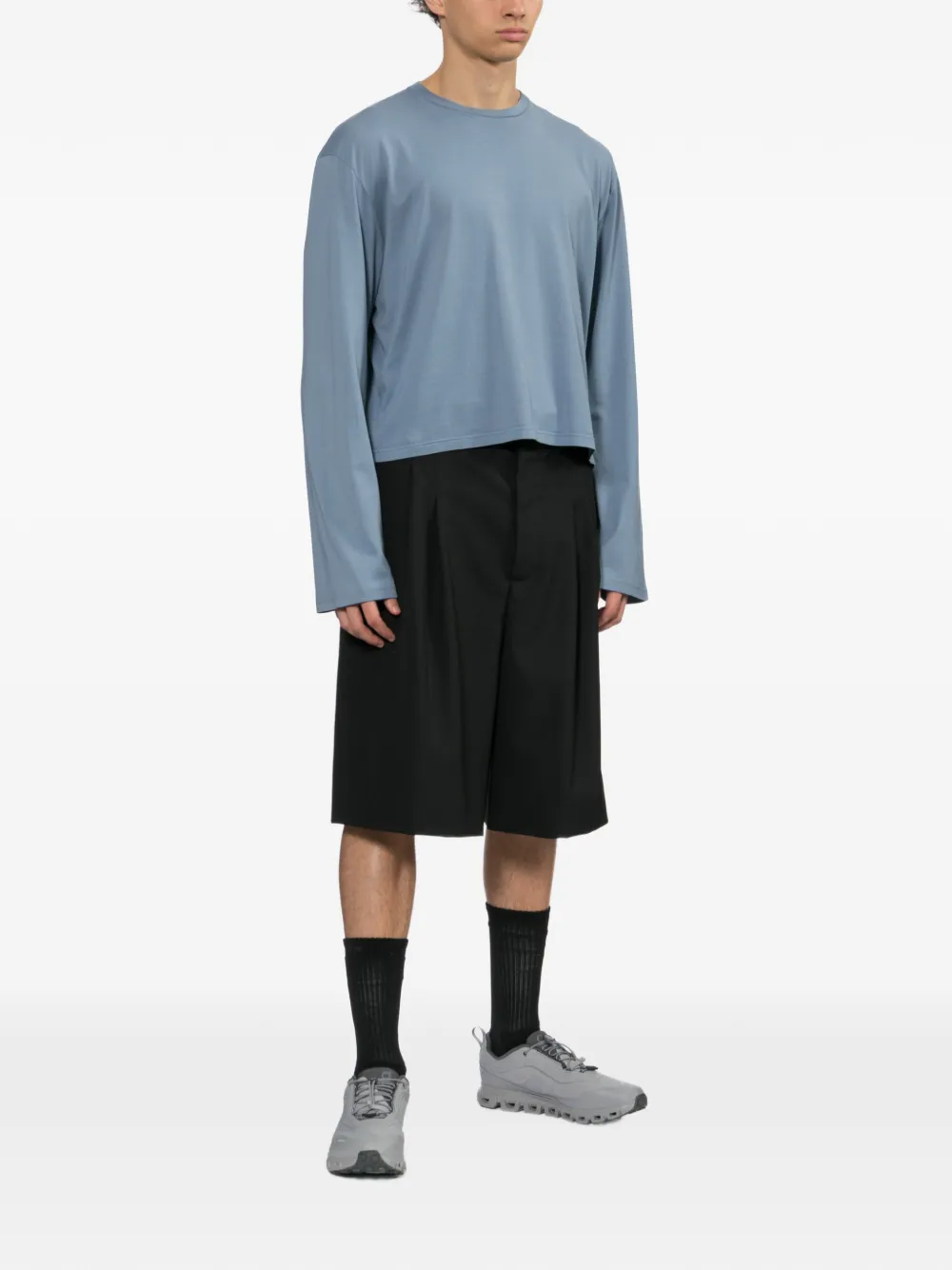 Fear Of God Geplooide shorts met trekkoord Zwart