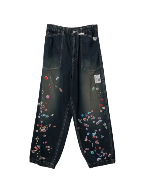 Maison MIHARA YASUHIRO elasticated waistband wide-leg trousers