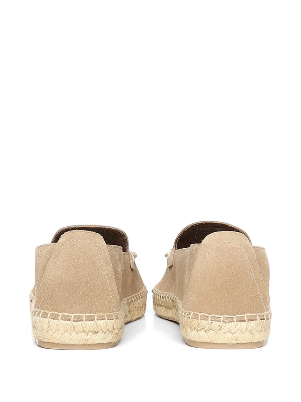Emporio Armani Suède espadrilles Beige