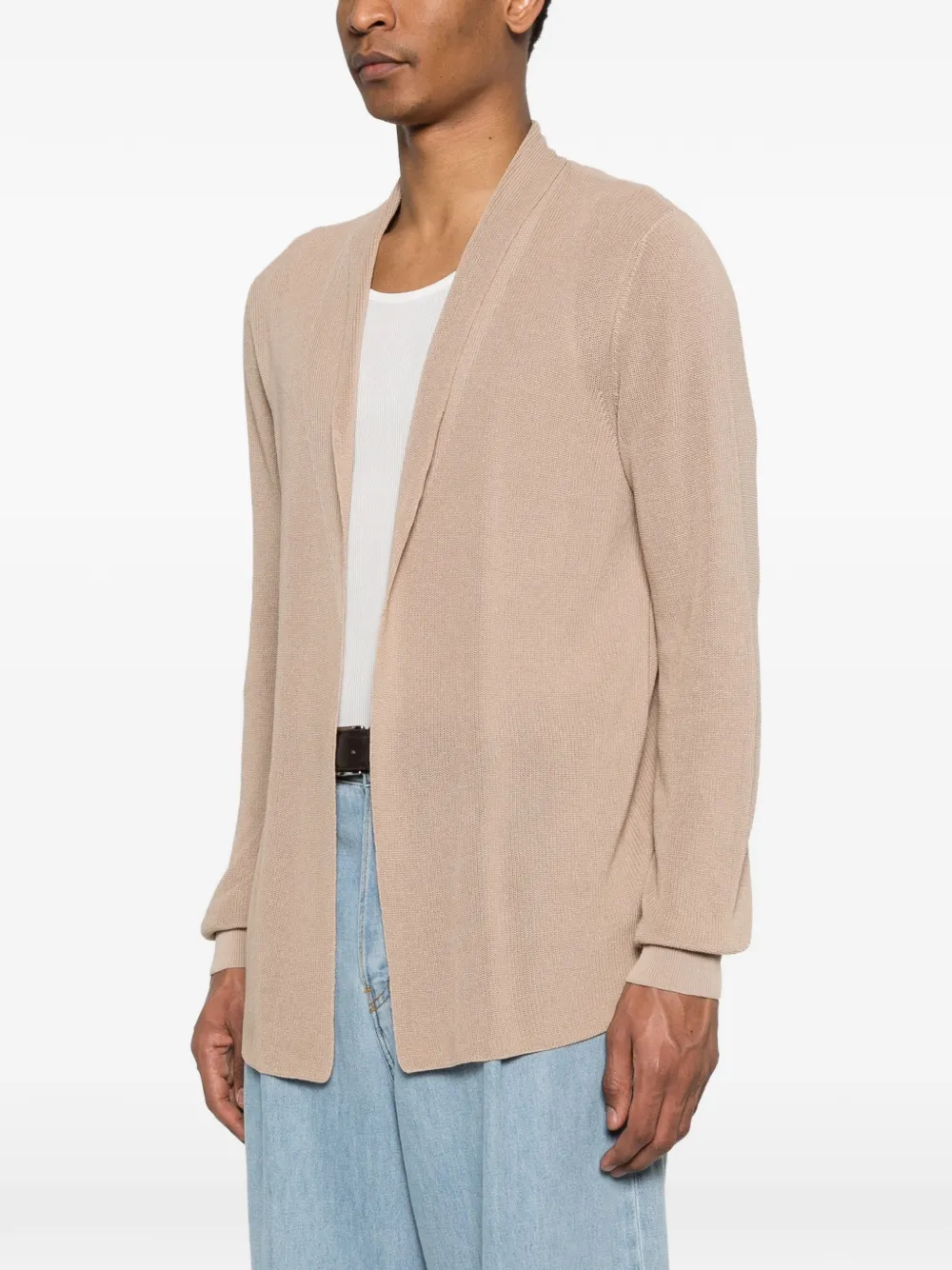  Roberto Collina Open-front Cardigan - Neutrals 