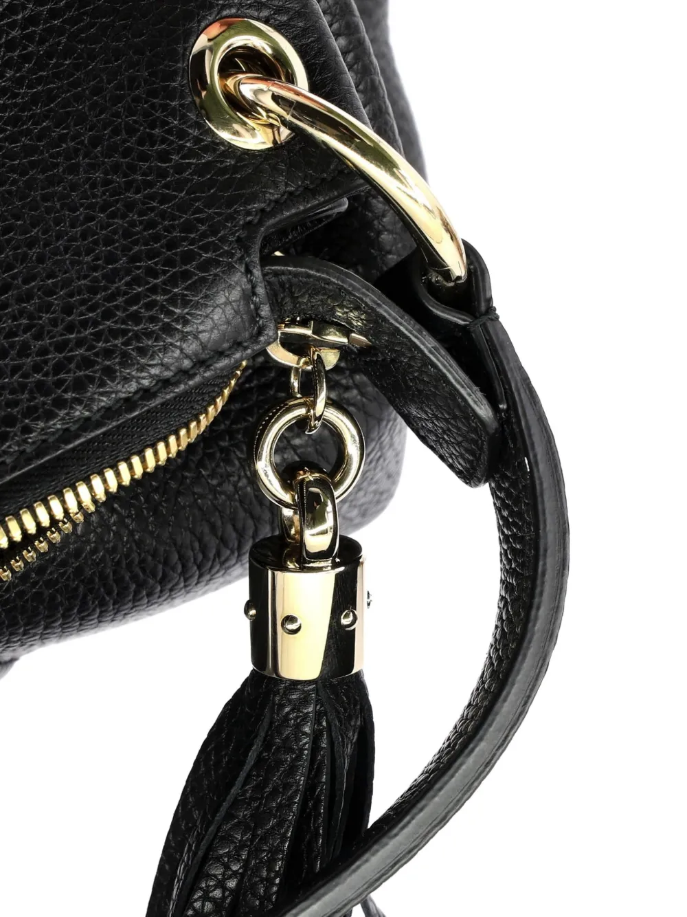 Soho Convertible Leather Large Hobo Bag