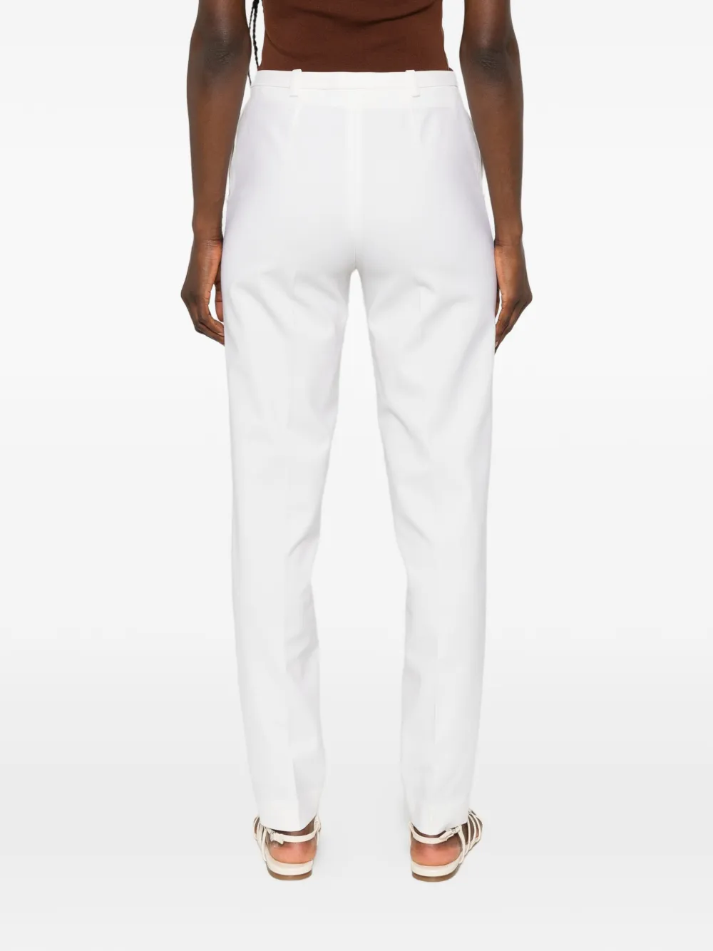 LouLou de Saison Straight plooibroek Wit