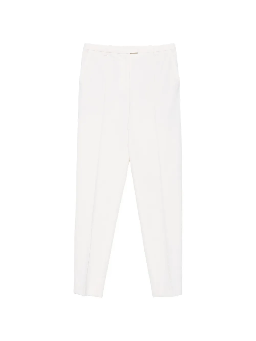 LouLou de Saison pressed-crease straight-leg trousers - Bianco