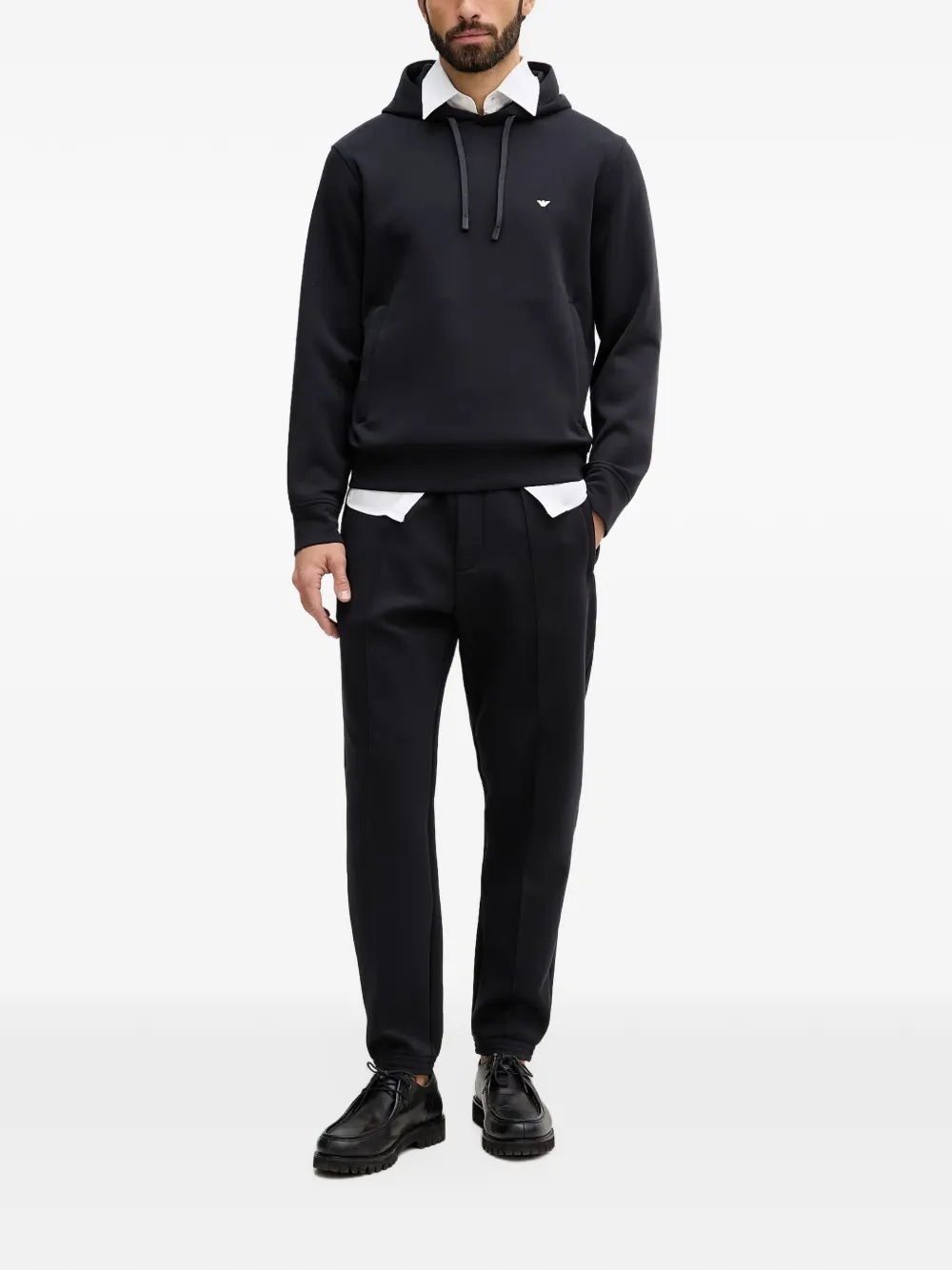 Emporio Armani Overhemd met logo Wit