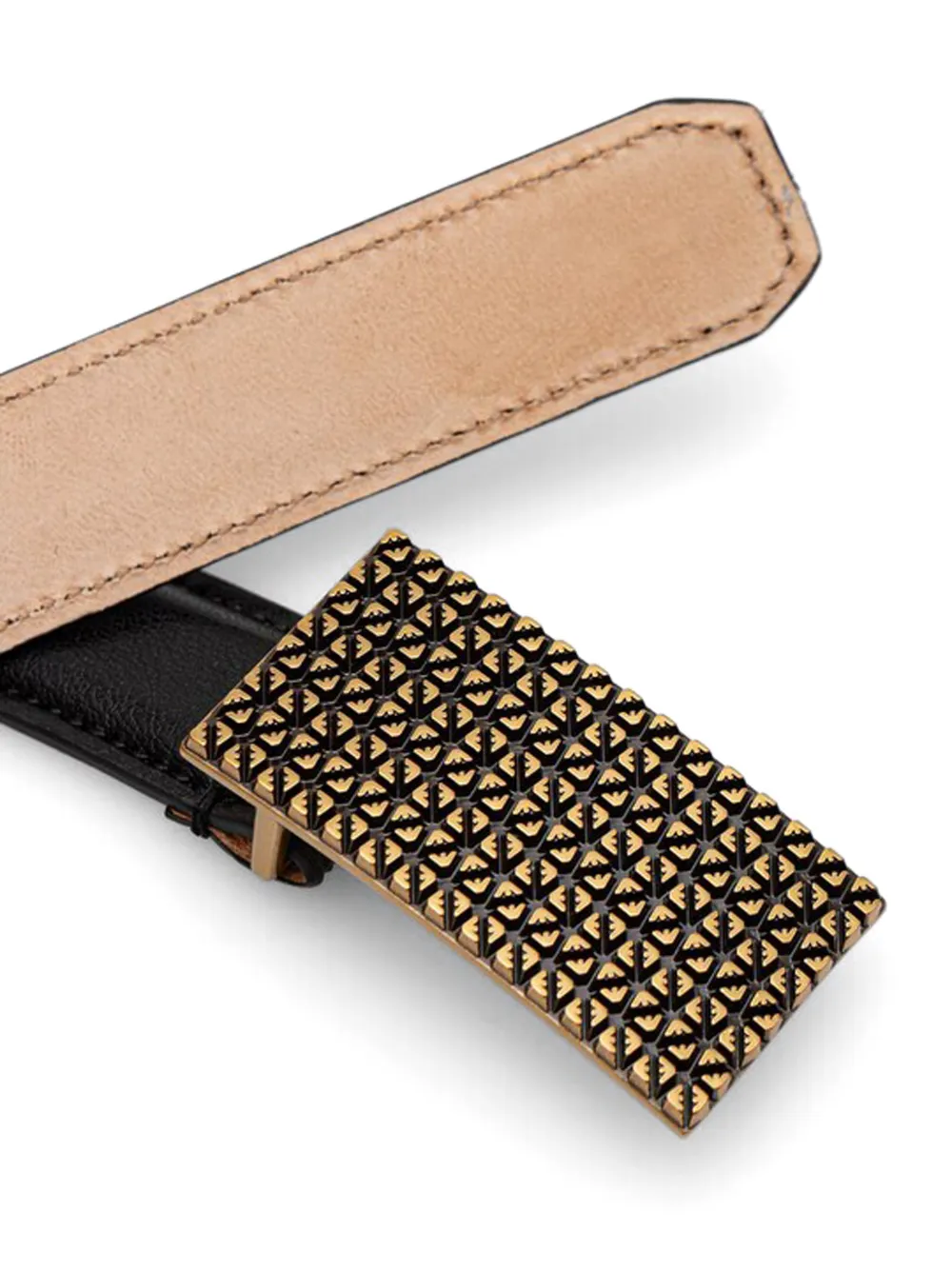 Emporio Armani Gespriem met patroon Zwart