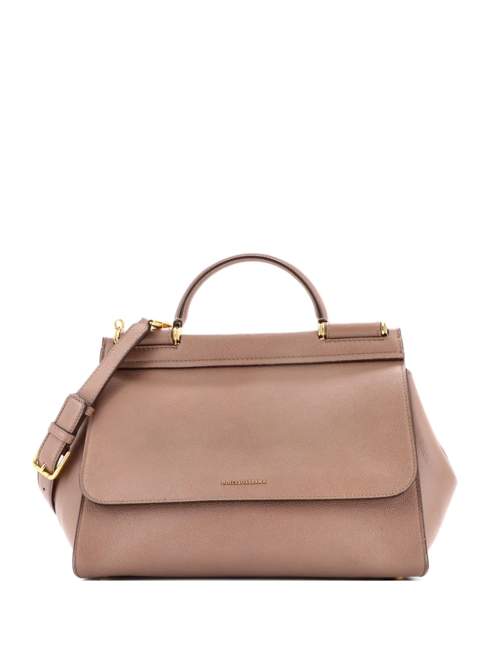 Dolce & Gabbana Pre-Owned Miss Sicily Bag Leather Large satchel - Toni neutri