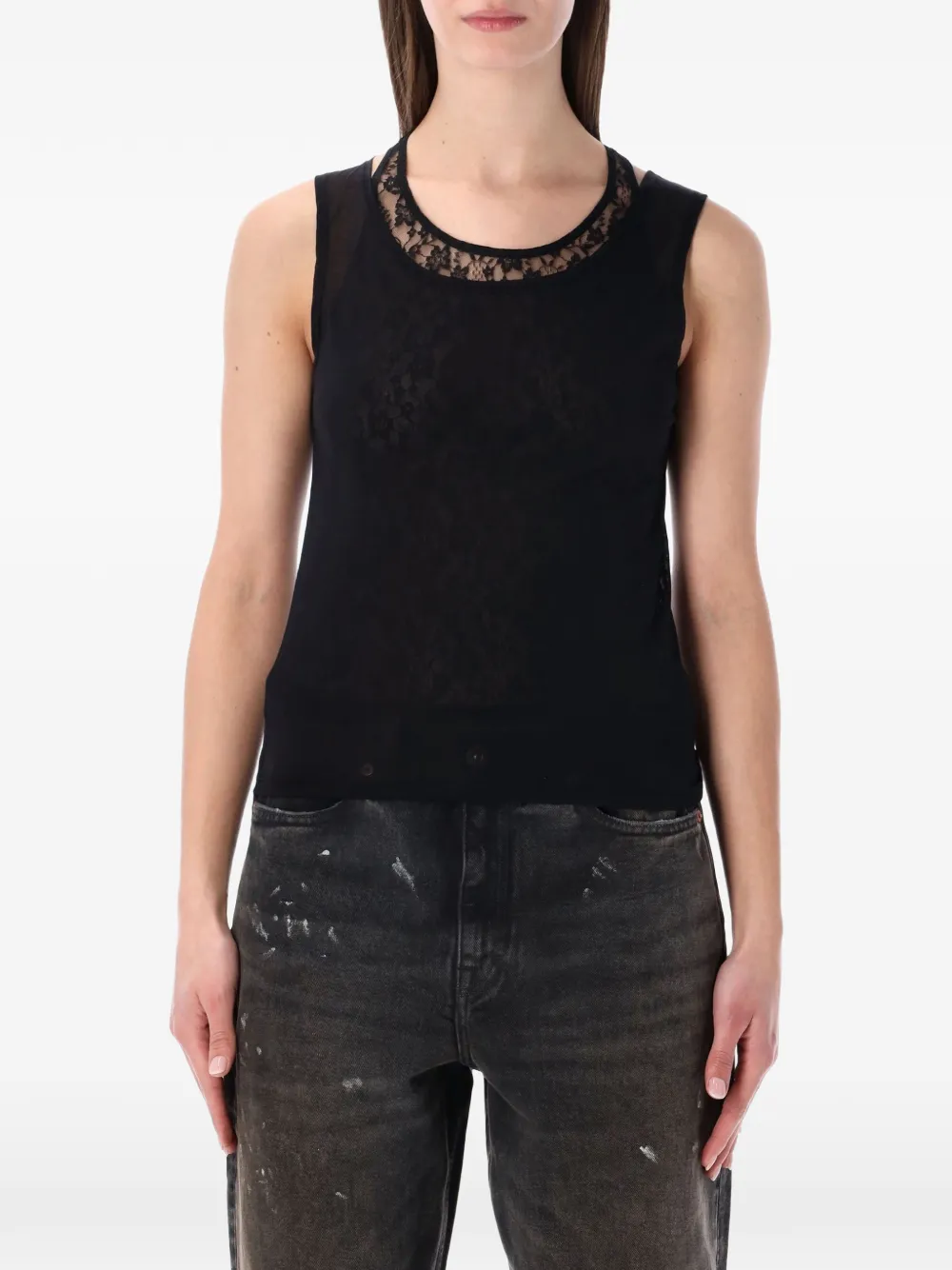 OUR LEGACY Stocking Jersey tank top - Nero