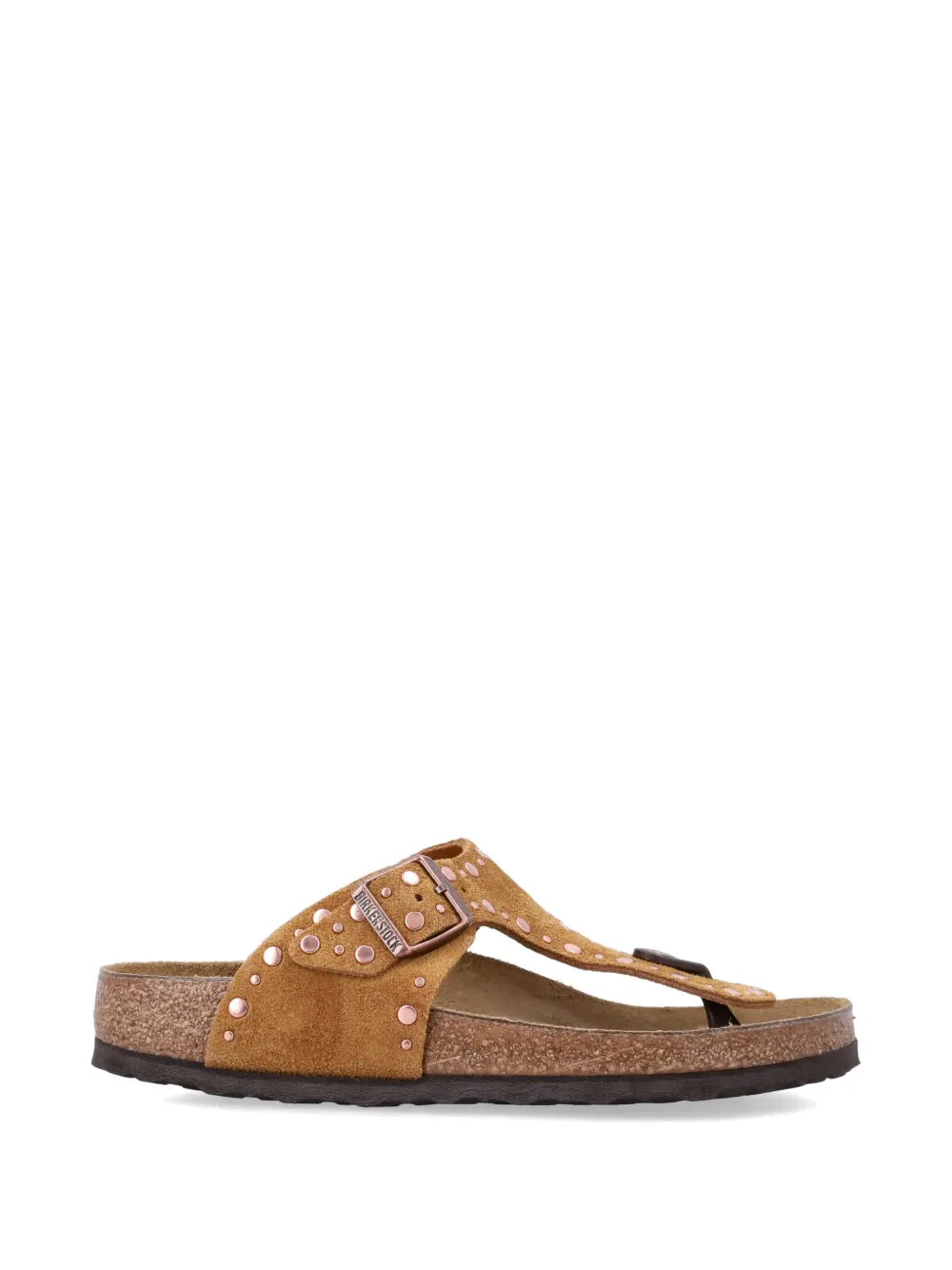 Birkenstock Gizeh Rivet sandalen Bruin