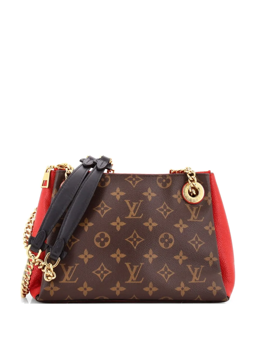 Louis Vuitton Pre-Owned Surene Handbag Monogram Canvas with Leather BB shoulder bag - Rosso