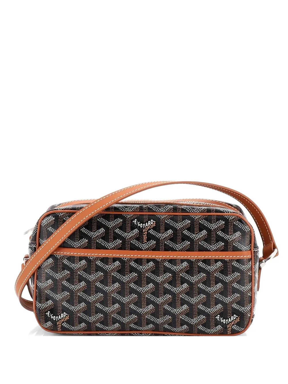 Goyard Pre-Owned Cap Vert Bag Coated Canvas crossbody bag - Marrone