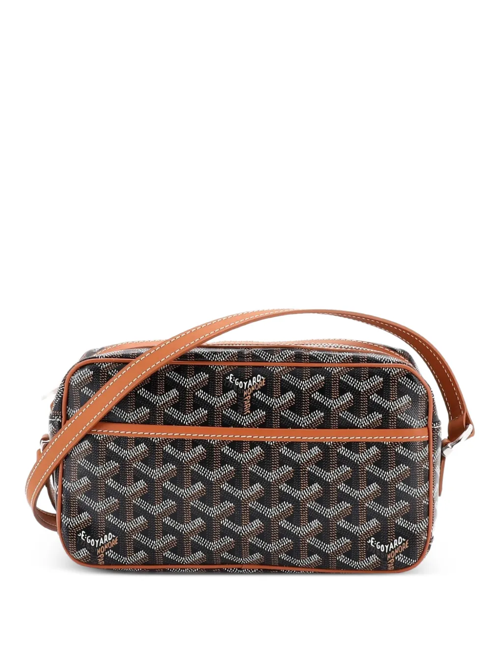 Goyard Pre-Owned Cap Vert Bag Coated Canvas crossbody bag - Marrone