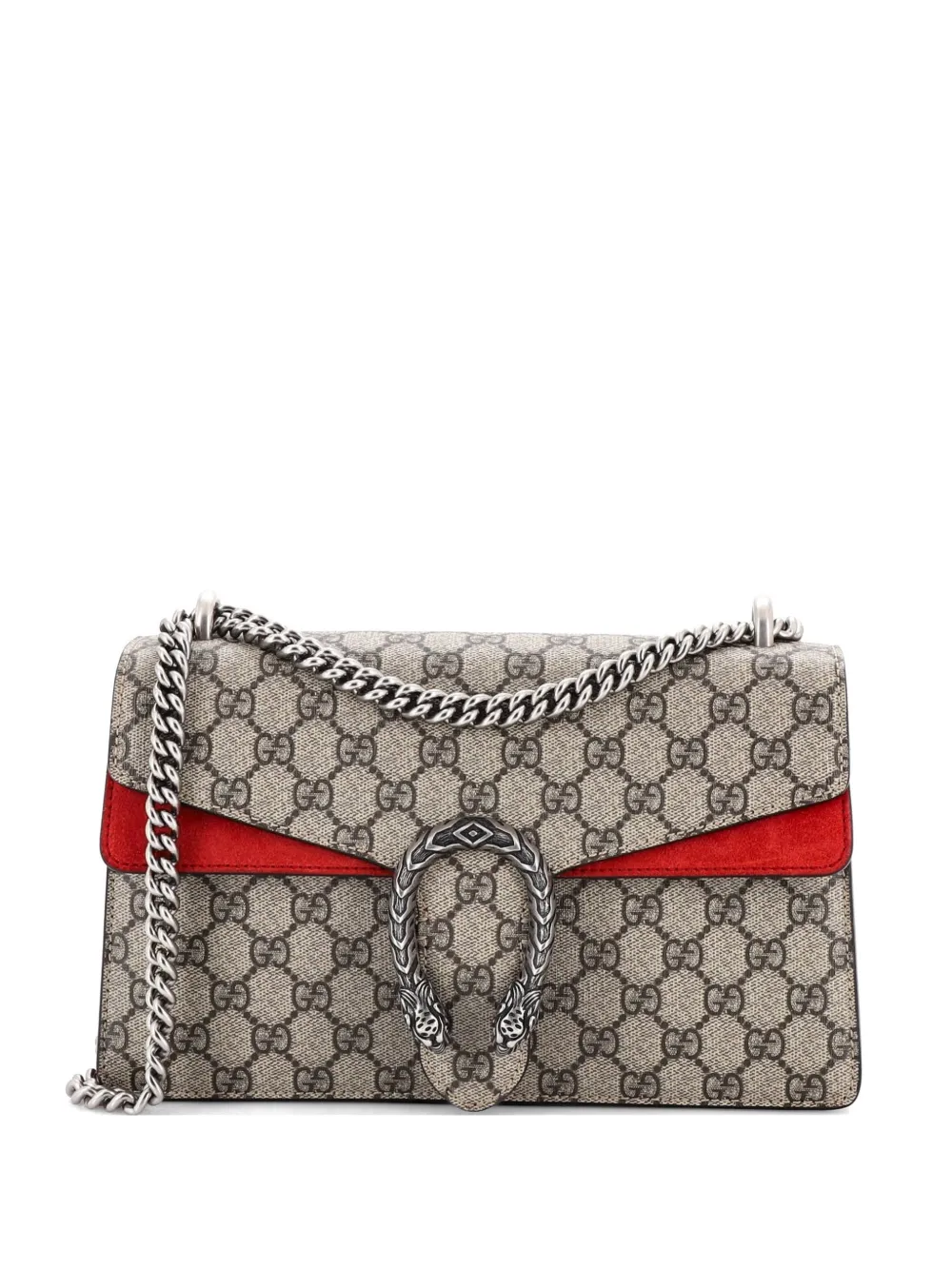 Gucci Pre-Owned Dionysus Bag GG Coated Canvas Small shoulder bag - Rosso