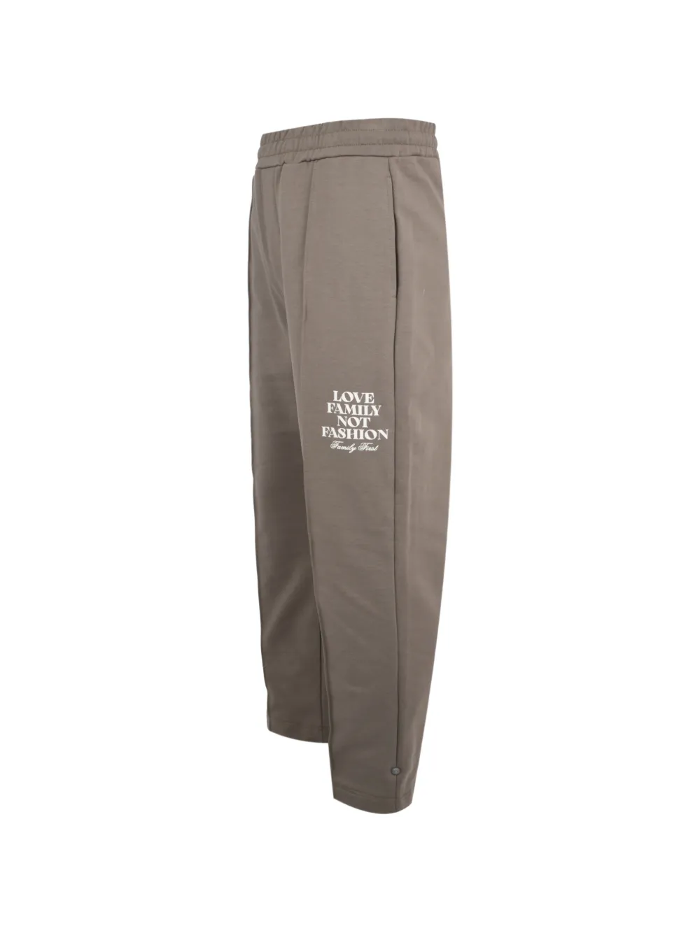  Family First Elasticated-waist Track Pants - Neutrals 
