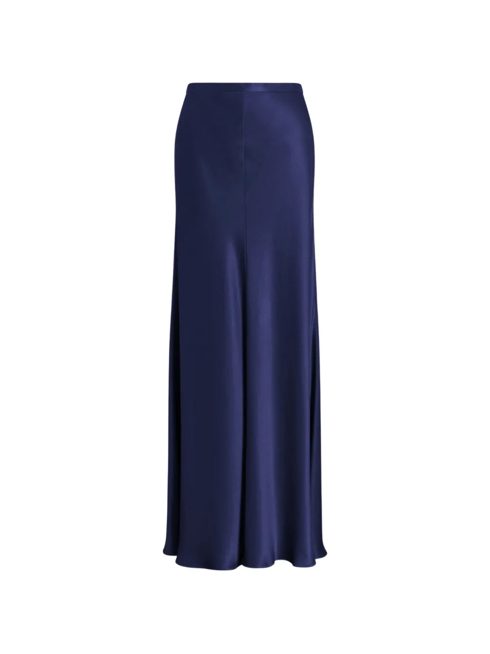 Alberta Ferretti satin-finish maxi skirt - Blue