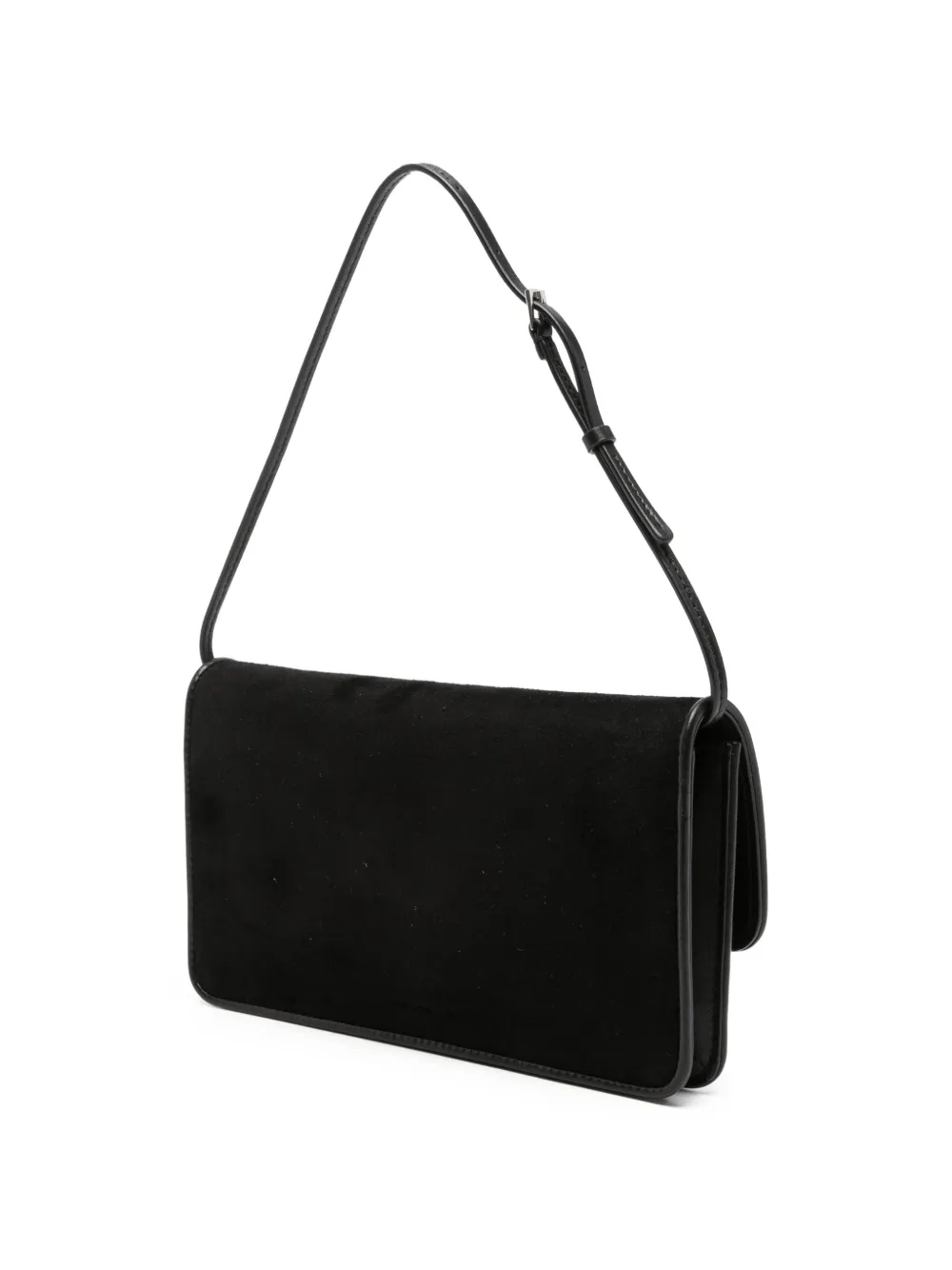  The Row Nancy Flap-closure Shoulder Bag - Black 