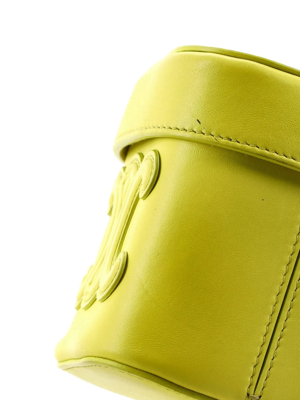 Cuir Triomphe Box Bag Leather Small Bucket Bag