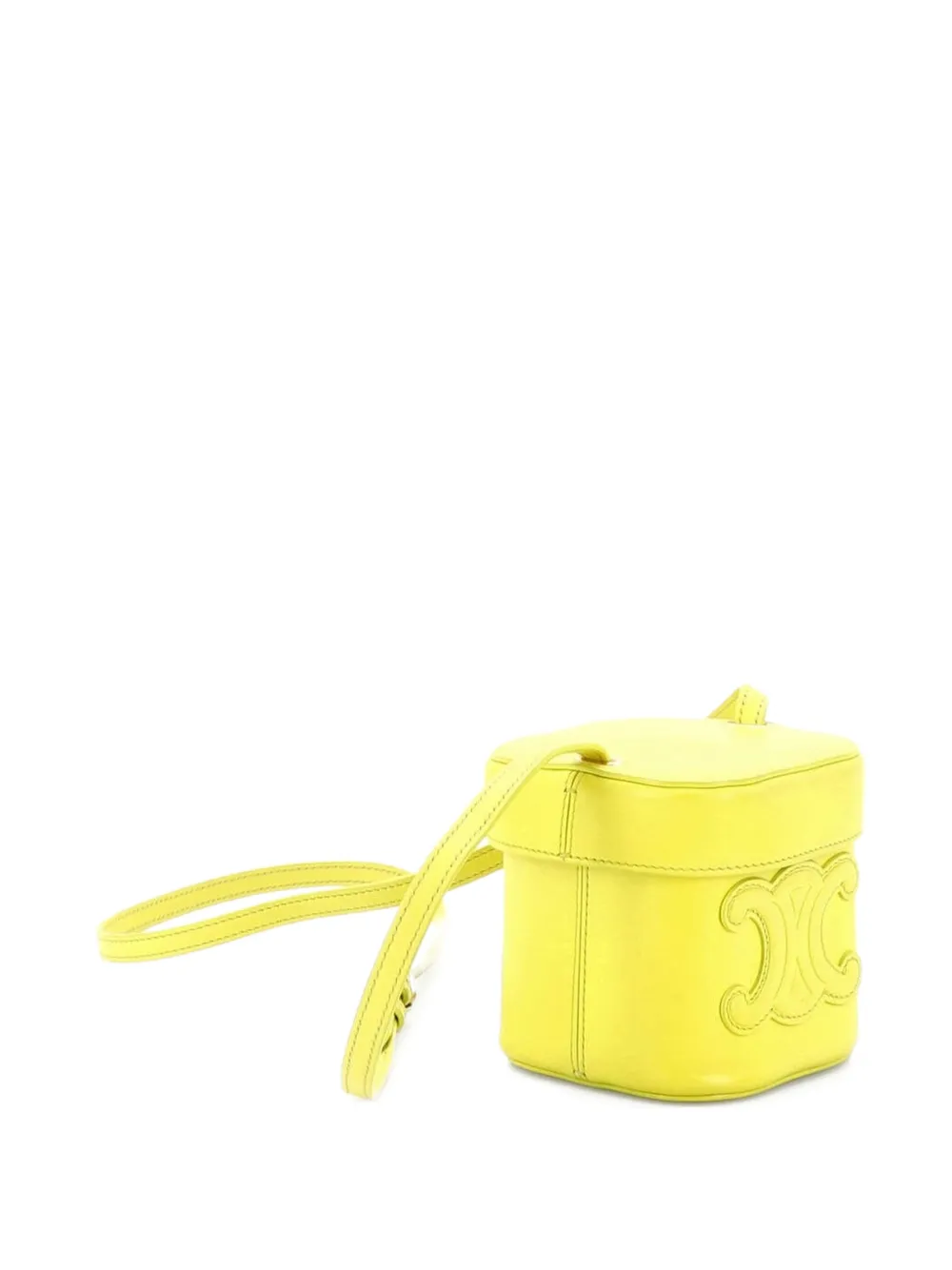 Cuir Triomphe Box Bag Leather Small Bucket Bag