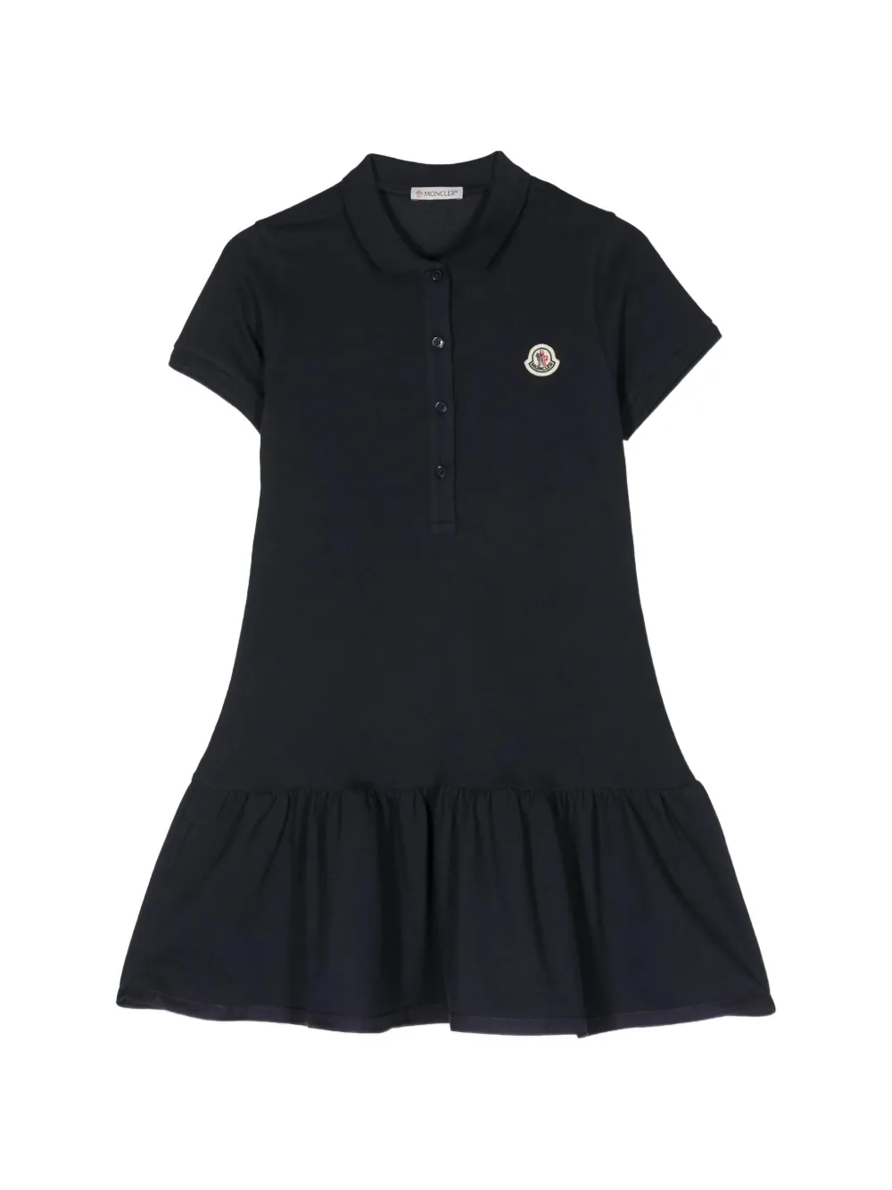 Moncler Enfant Piqué blousejurk Blauw