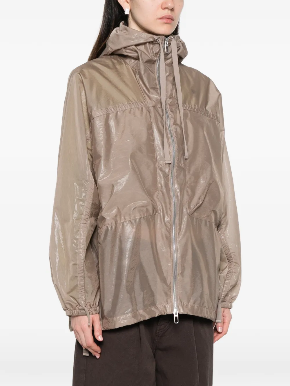  Duno Karta Hooded Zip Jacket - Neutrals 