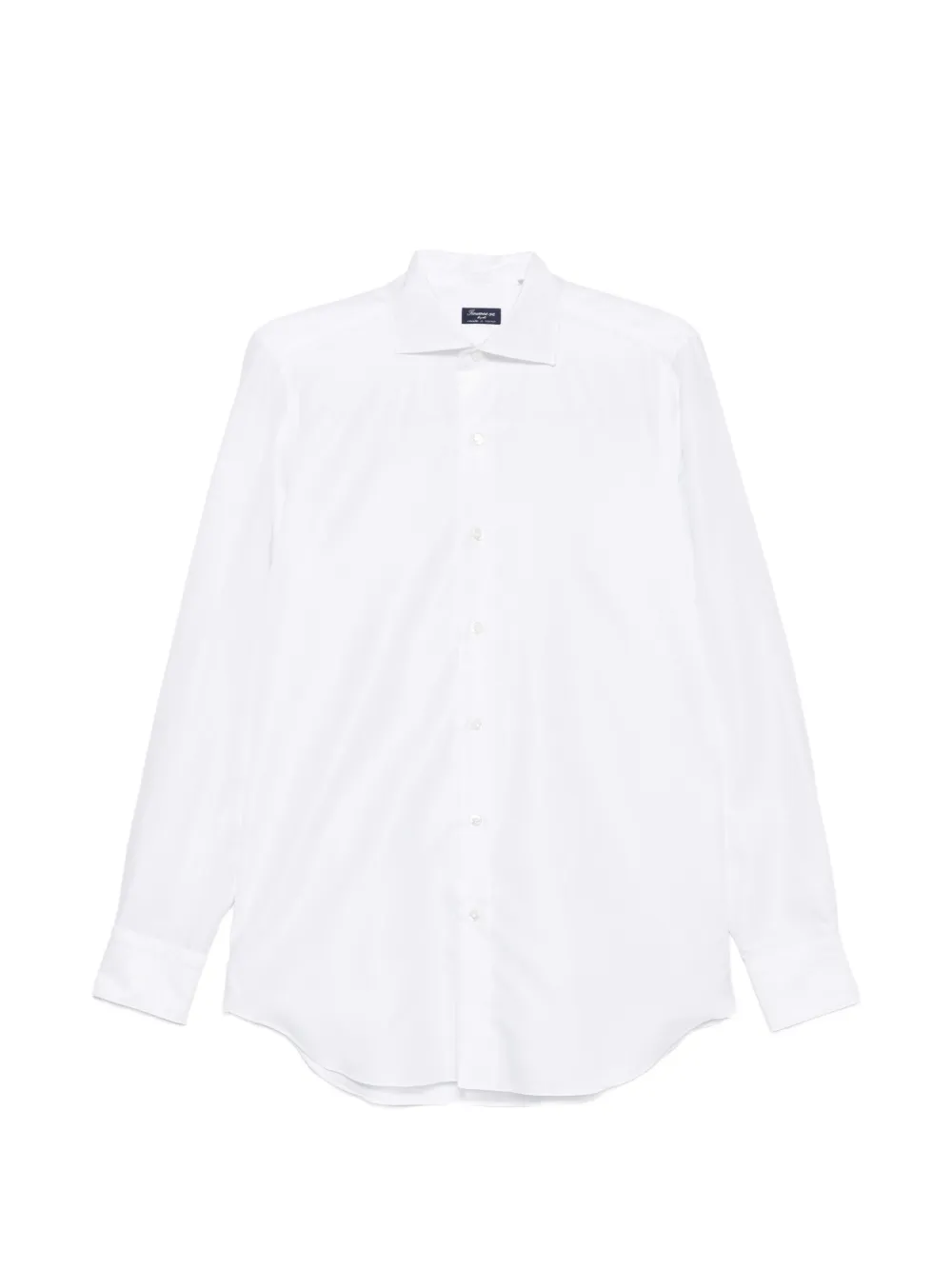 Finamore 1925 Napoli spread-collar button-up shirt - Bianco