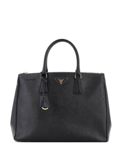 Prada Pre-Owned Double Zip Lux Saffiano Leather Large tote bag