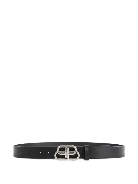 Balenciaga Bb large leather belt