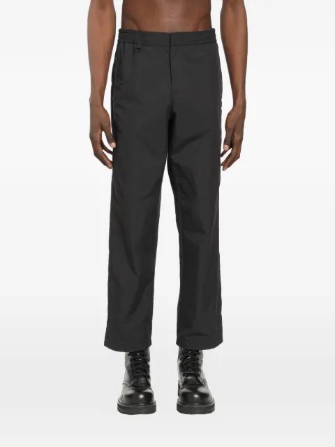 Laminar elastic-waistband trousers
