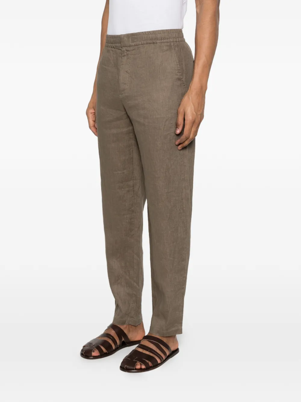  Duno Elasticated Trousers - Brown 