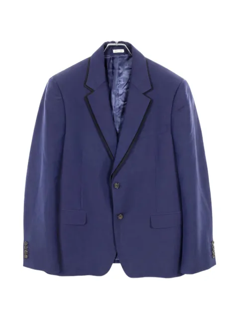 Alexander McQueen Pre-Owned 2000s 50 tailored wool/mohair jacket