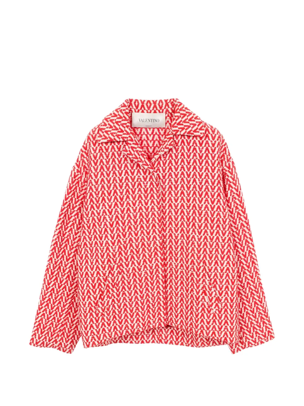 Valentino Garavani Pre-Owned Giacca con motivo a V anni 2000 - Rosso