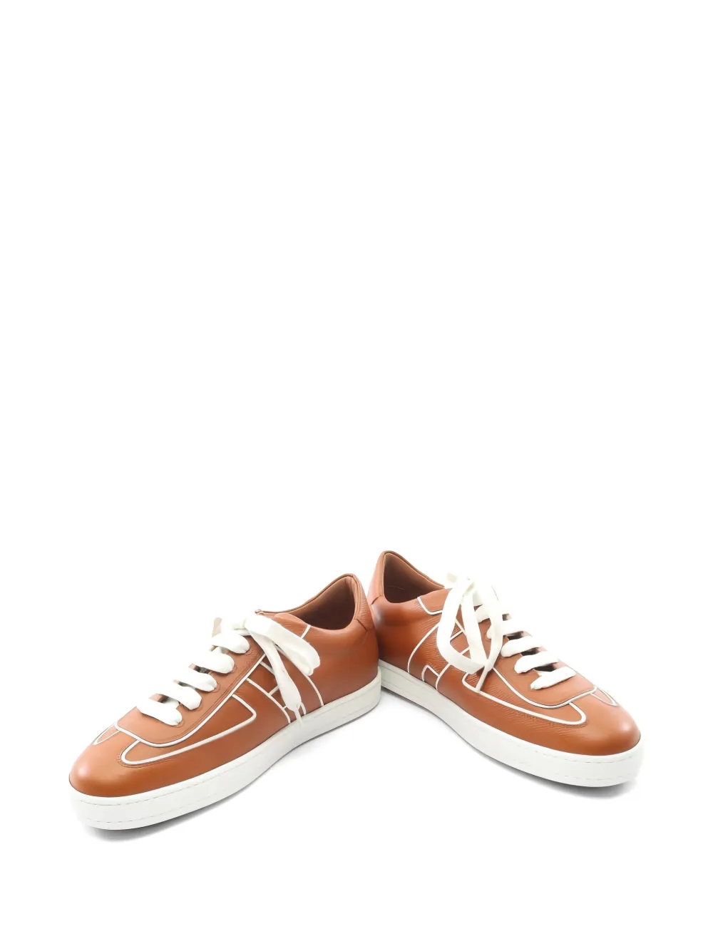 2020s Boomerang Leather Sneakers