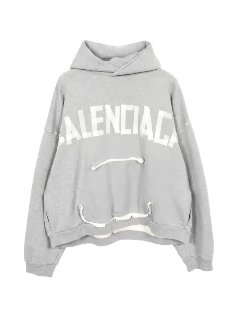 Balenciaga Pre-Owned Tape Type BB logo连帽衫(1970年代典藏款)