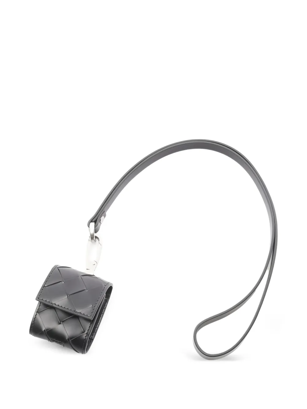 Bottega Veneta Pre-Owned Custodia per auricolari Intrecciato anni 2010 - Nero