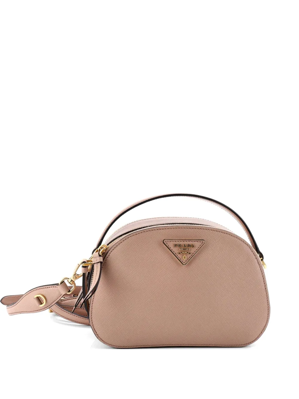 Prada Pre-Owned Odette Top Handle Bag Saffiano Leather Small shoulder bag - Toni neutri