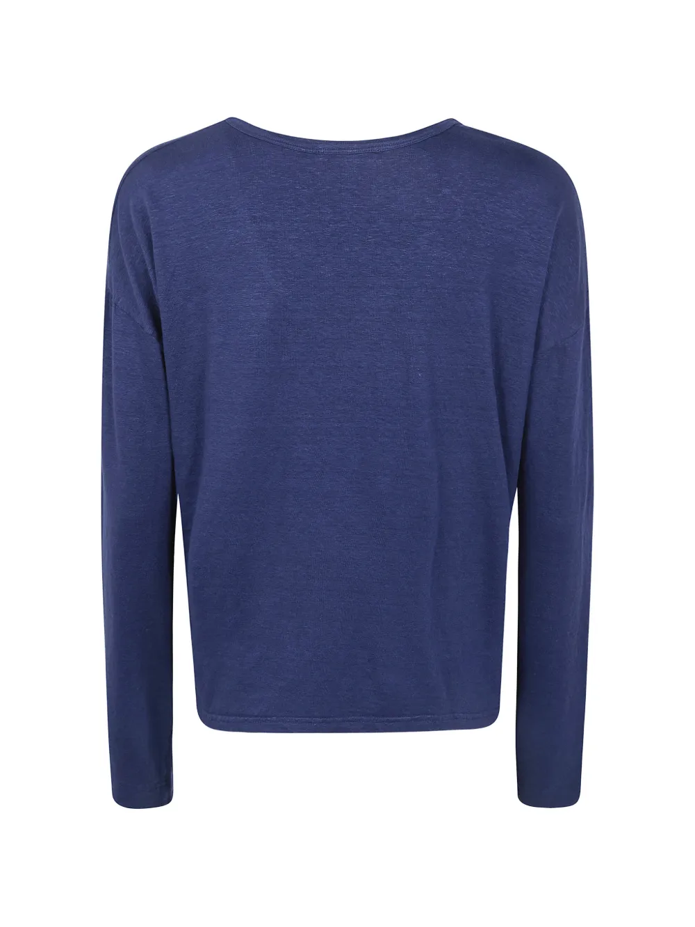  Base Ropa De Punto Con Cuello En V - Azul 