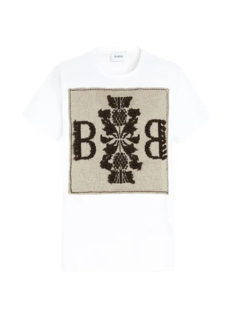 Barrie cashmere-patch T-shirt