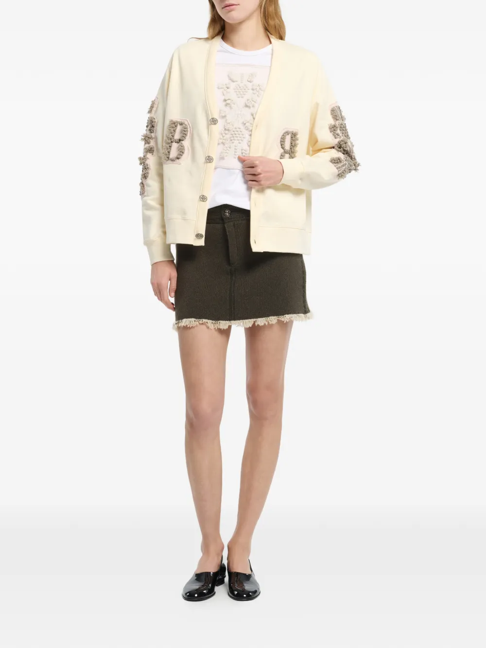 Barrie Vest met B-logo Beige