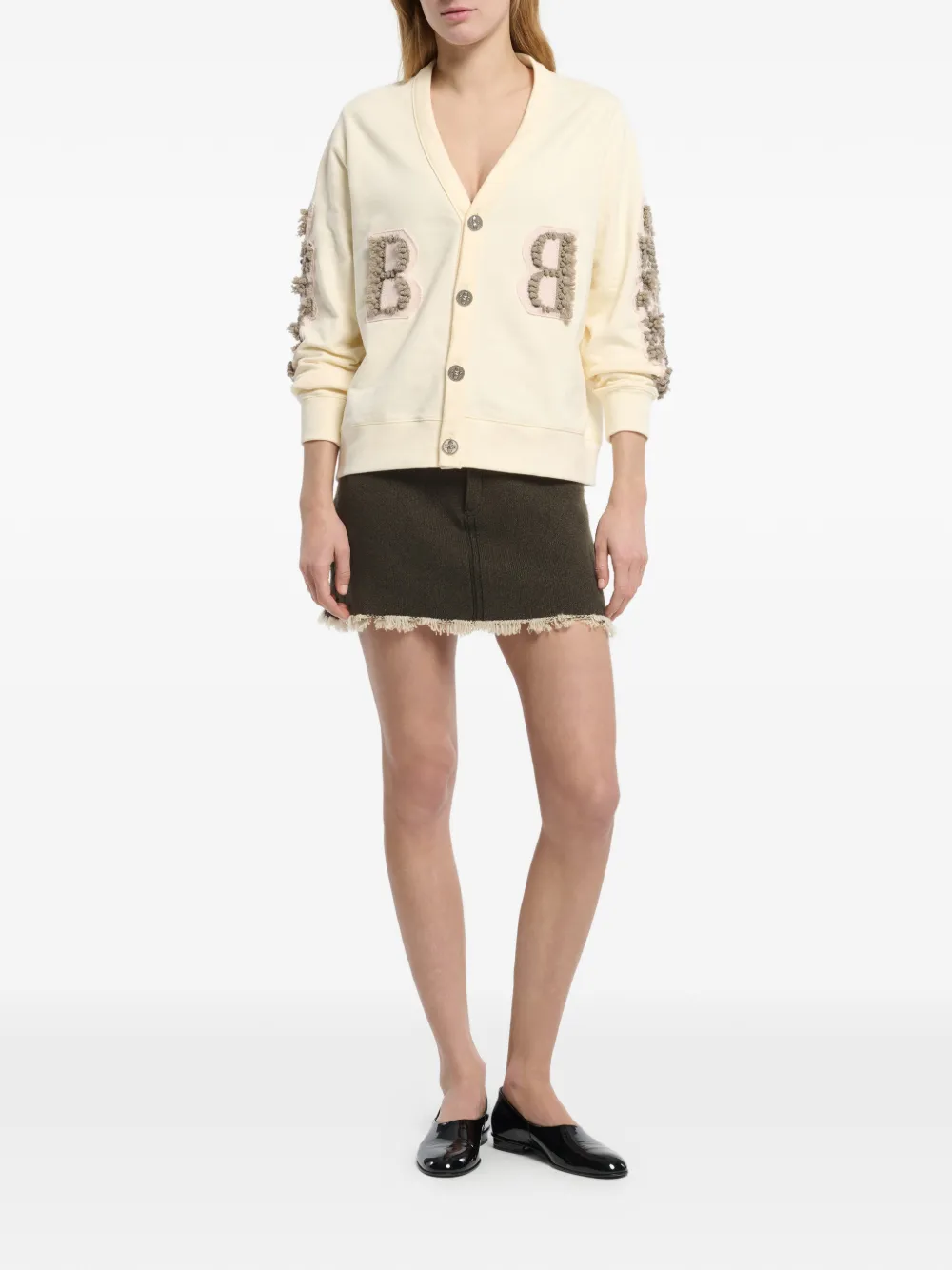 Barrie Vest met B-logo Beige