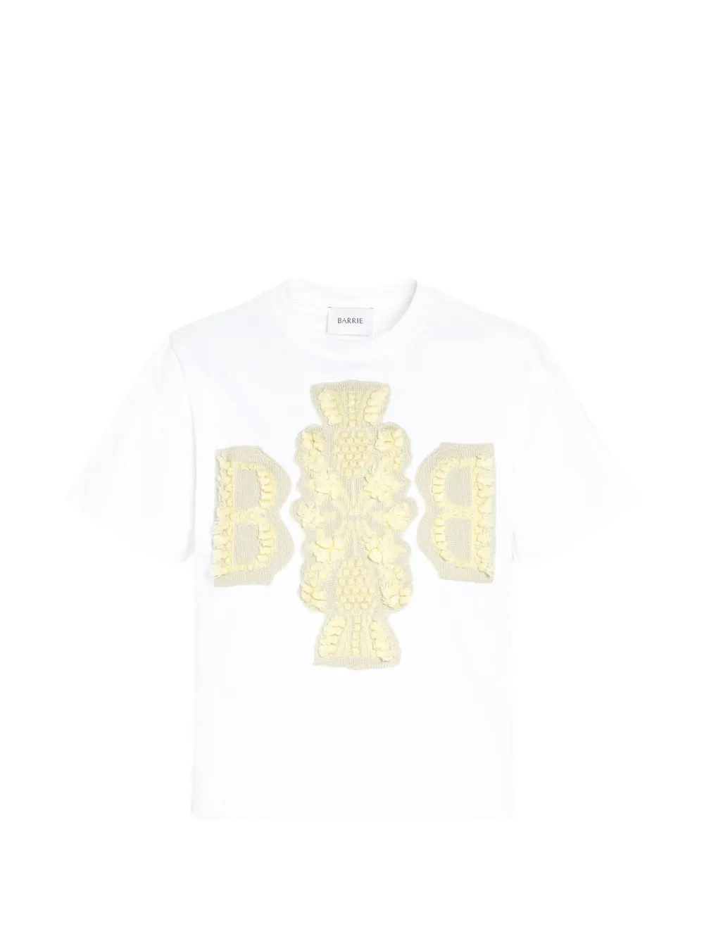 Barrie Cropped Logo T-shirt In White