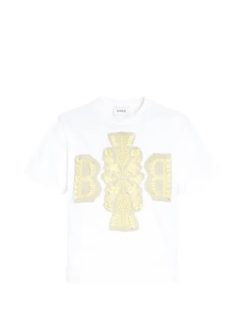 Barrie cropped logo t-shirt