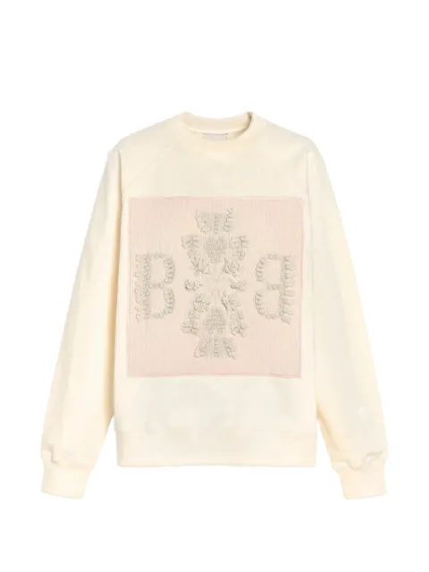 Barrie cashmere-patch logo sweatshirt
