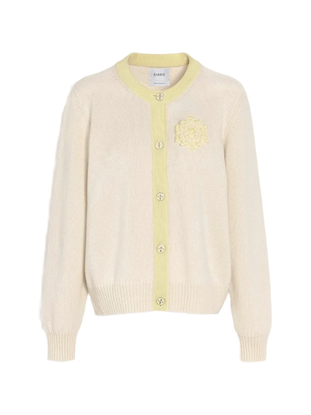 Barrie B-logo Cashmere Cardigan In Pink