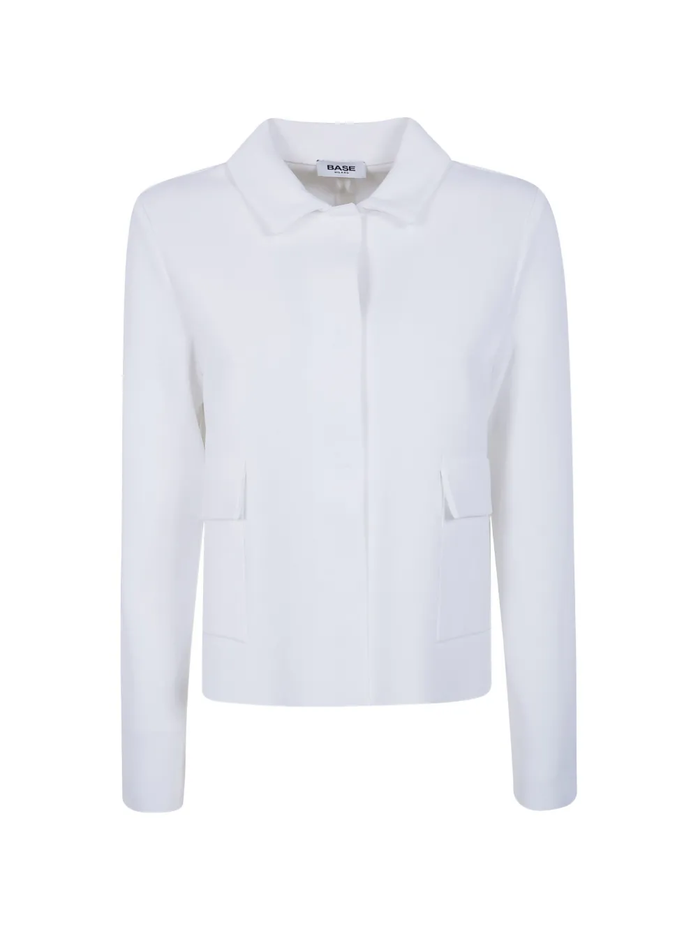 base flap pocket jacket - Bianco
