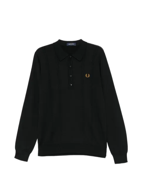 Fred Perry logo-embroidered polo shirt