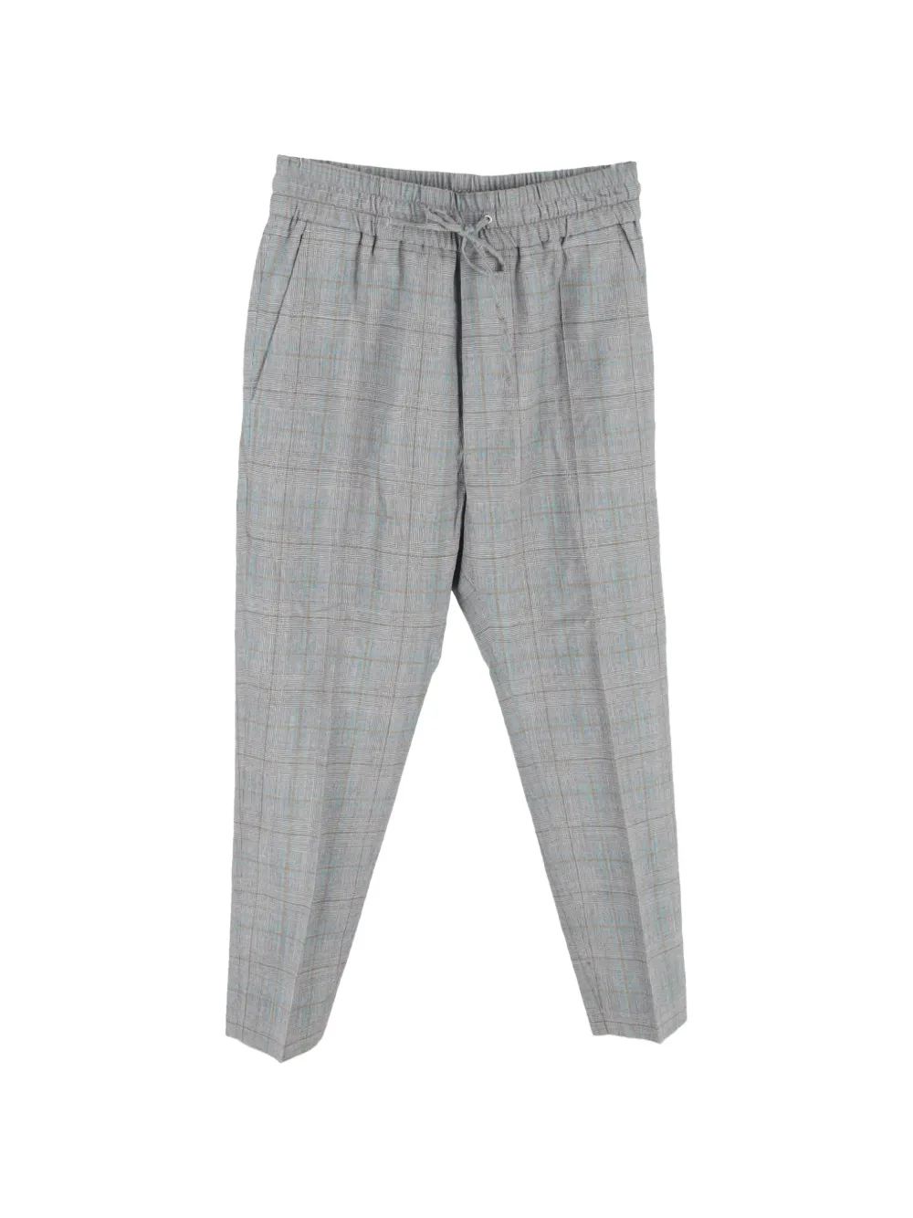 Vivienne Westwood Pre-Owned checked drawstring trousers - Grigio
