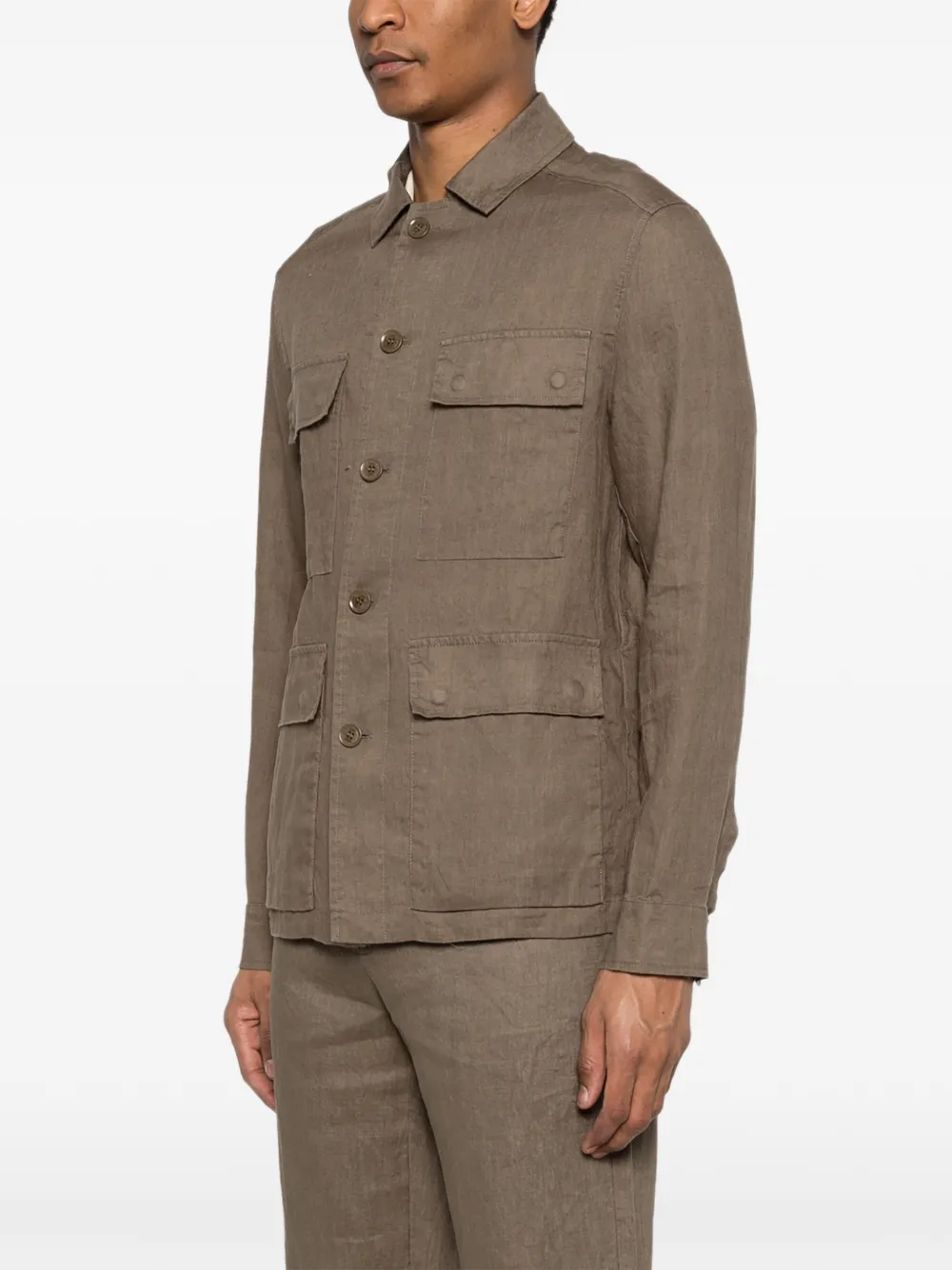  Duno Pocket Alcamo Coat - Brown 