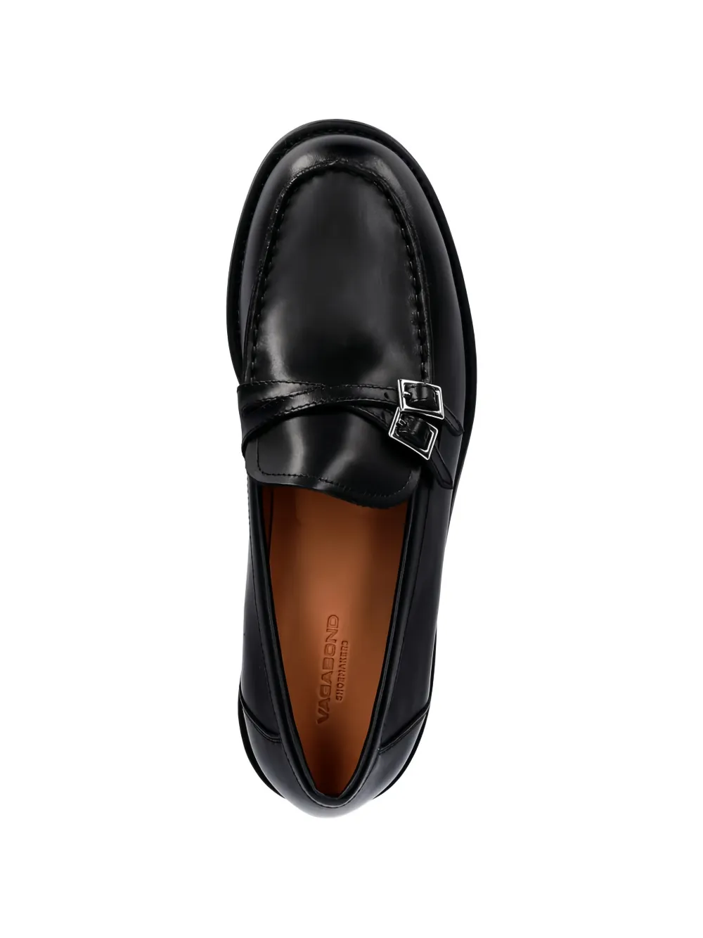 VAGABOND Loafers met gesp Zwart
