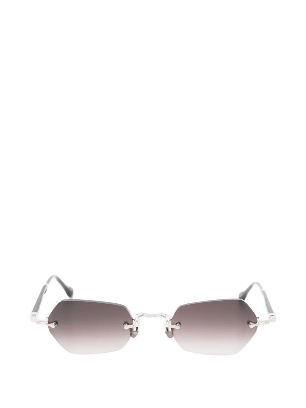 Matsuda geometric rimless sunglasses - Nero